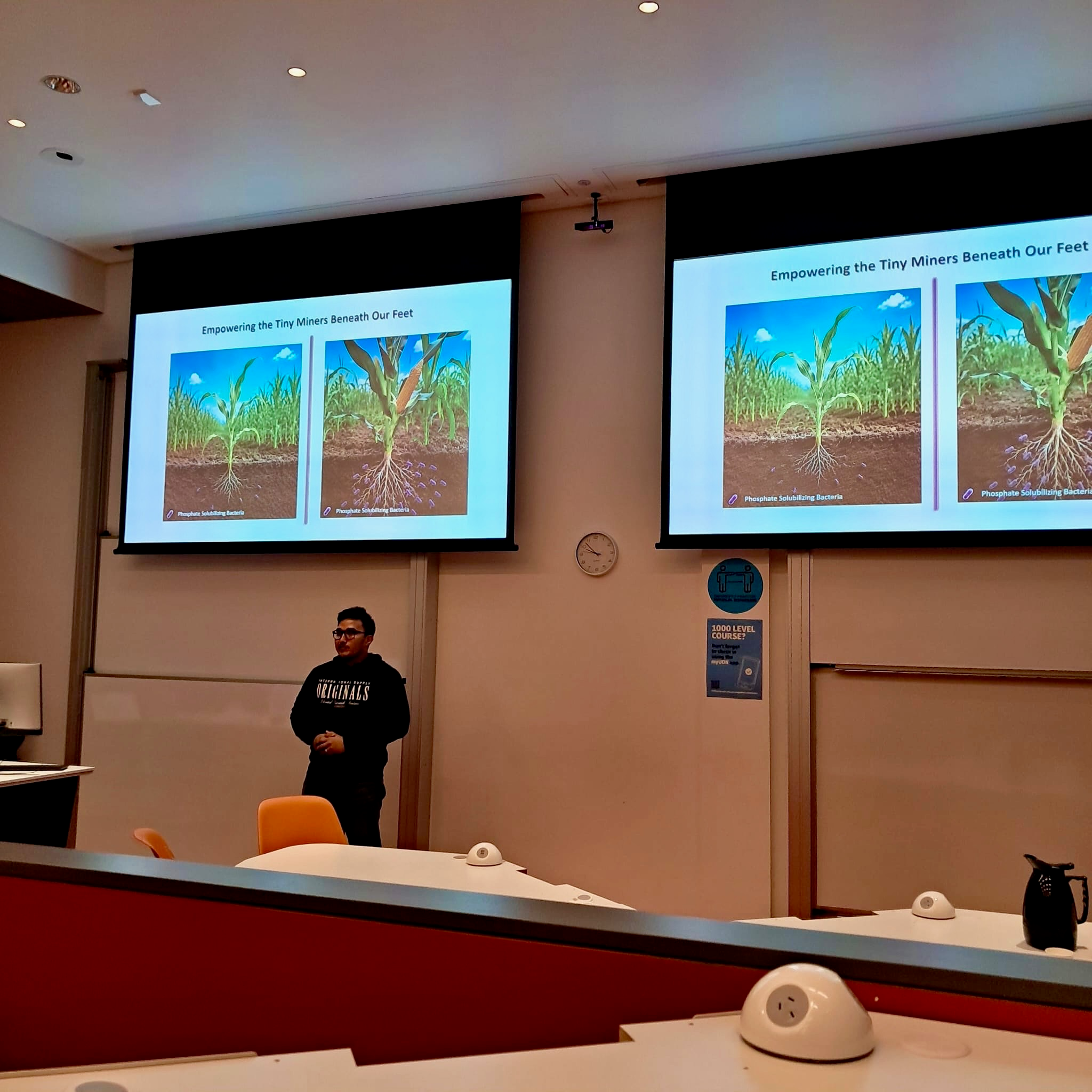 PhD student Rafique win school 3MT heat!